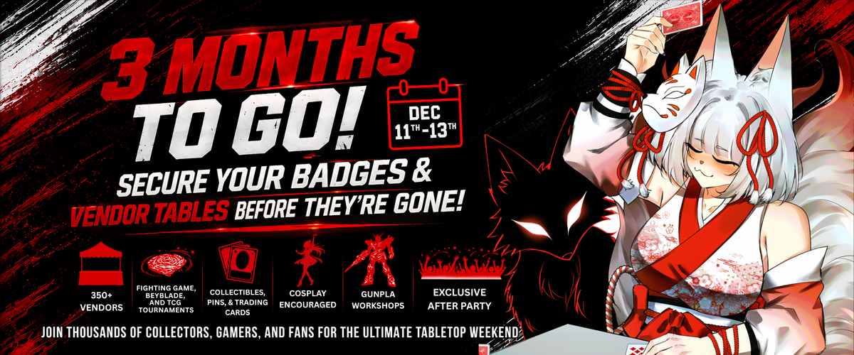 Trade’em Up Expo event banner